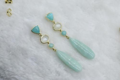 14K-gold-OEM-Jewelry-Fashion-Long-earrings-with-Customized-Jewelry-Hand-make-factory