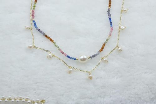 Color-Bead-necklace-with-MOP-Customized-Hand-make-OEM-Jewelry-Brass-Jewelry