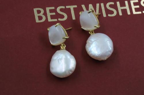 MOP-earrings-hand-make-Jewelry-OEM-factory-Brass-material